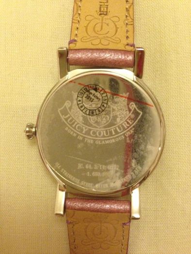Juicy Couture purple wrist watch