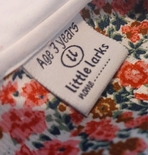 Little larks dress girl 3 years