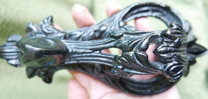 Antique  Large Regency Cast Iron Door Knocker Antique