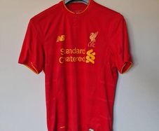 2017 new balance Liverpool shirt Size large ptp 22" in like new condition