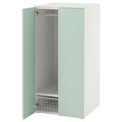 IKEA SMASTAD / PLATSA Wardrobe Light Green White  Excellent Condition