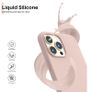 Liquid Silicone Shockproof Case For iPhone 13 Pro Max Luxury Soft Phone Cover Pink New - FHT3IP13PMLK Image 3