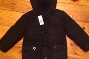 BNWT Dark Grey Fur Lined Coat / Jacket Age 3-4