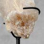 Blush Pink Crystal Cluster - Mineral, Metal Stand Image 2