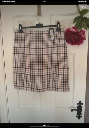 skirt Bnwt marks & Spencer mini check herringbone skirt size 12
