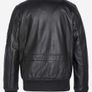 NYC Schott MA-1 Bomber Leather Jacket, Size L Image 2