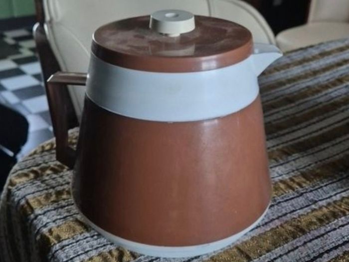 Camping Teapot Vintage Mid Century campervan Welware Thermal Teapot