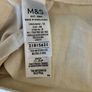 Ladies Cream Linen Mix Trousers by Marks&Spencer Image 3