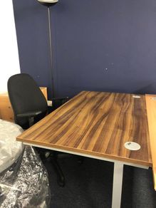 Tiempo Walnut 1400 x 800 Office Desk