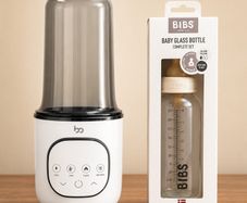 Baby Bottle Warmer + New BIBS Glass Baby Bottle Bundle