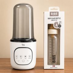 Baby Bottle Warmer + New BIBS Glass Baby Bottle Bundle