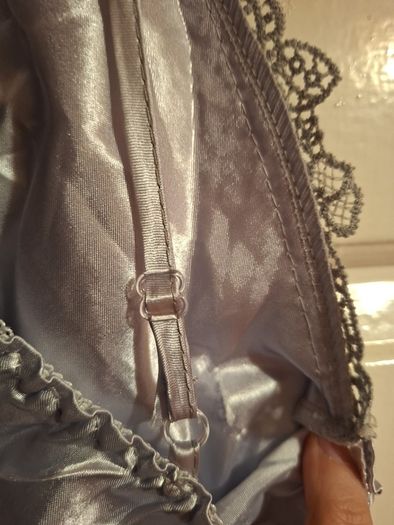 2 satin lingerie dresses