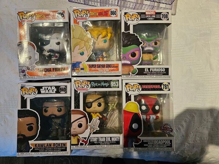 6 x funkos