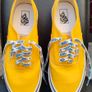 Vans Anaheim Factory Authentic 44dx Deck - Yellow  Perfect Condition Like New Size 10.5 Image 2
