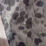 ladies grey and black lepoard print style lightweight scarf Image 4
