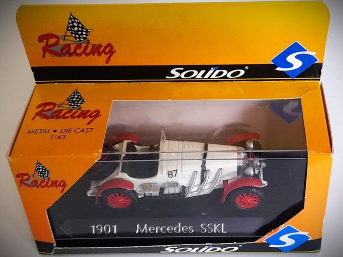Diecast Model Mercedes-Benz SSKL - Collectable Solido Age D'Or 1:43