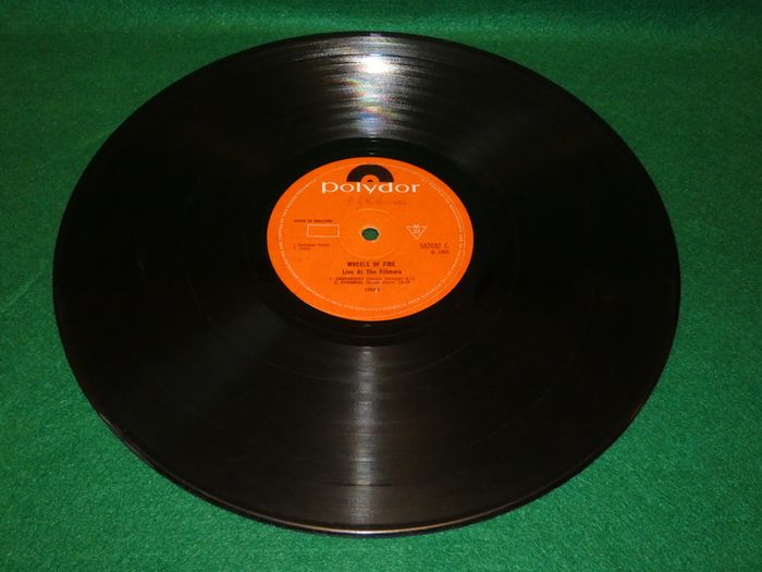 Cream Wheels Of Fire Live At The Filmore No Cover 1968 Uk Pressing Lp