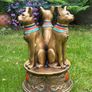 Egyptian bastet side table Image 4