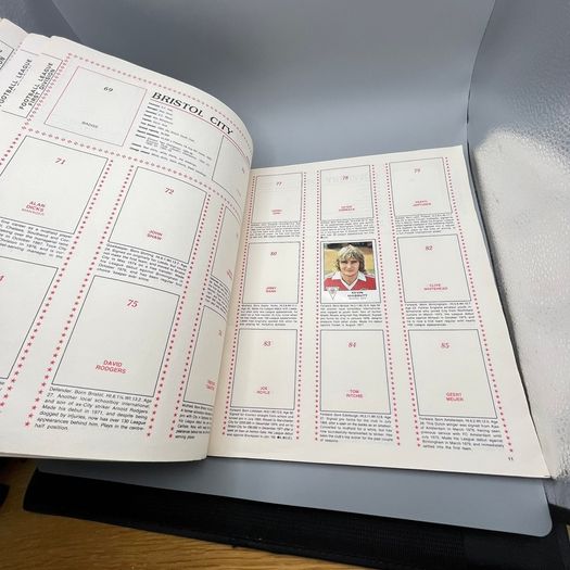Vintage Panini Football 80 Football Sticker Album 1980
