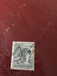 Old 1948 German stamp (Soviet occupation)