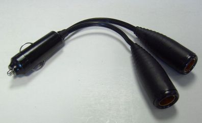 Roadtek YKB02 Std. Plug To 2 Hella Socket Y Adapter Lead