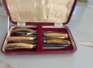 Taylor's "Eye Witness" steak knives, Sheffield, England