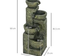 garden waterfall fountain
