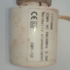 HERZ Thermoelectric Actuator, Motor Head for underfloor Heating 230 V