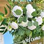 Elegant Wedding Welcome Display, Ornate Sign, Easel, Floral Lantern & Battery Candle Image 3