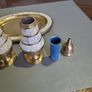 Vintage condiment set brass Image 6