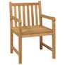 7 Piece Garden Dining Set Solid Teak Wood Image 3
