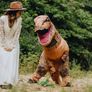 Inflatable Dinosaur Costume for Adult Blow up T-rex Costume Funny Halloween Party Costume Jurassic Dinosaur Cospaly Fancy Dress Image 10