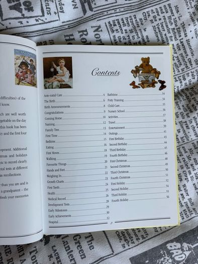 Brand New Vintage Our Baby Book
