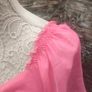 Vintage 70s Mags Fortail Paris Coral Pink maxi Dress Image 4
