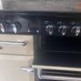 AGA Masterchef electric range cooker in cream with induction cooktop Image 4