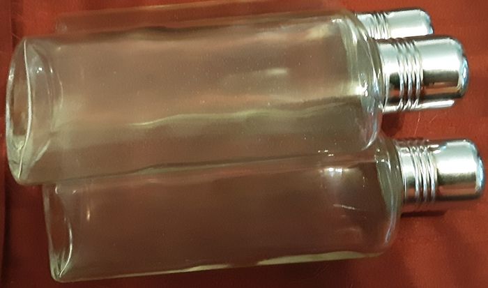 leather (et) case triple bottle flask