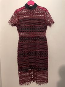 Stunning Self Portrait Style Midi Dress Size L!