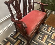 Kids antique bench