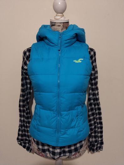Hollister Bodywarmer fleece lined Gilet Jacket