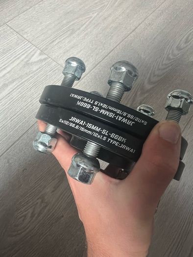 JapRacing 15mm 5x112 wheel spacers / studs