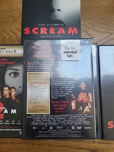 The Ultimate Scream Collection Region 1 DVD