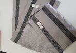Silver Table Runner and 8 Placemats