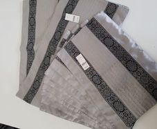 Silver Table Runner and 8 Placemats