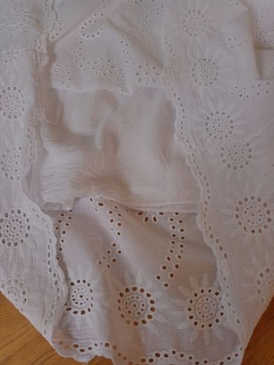 White Cotton Summer Dress - new