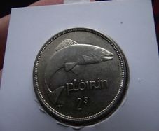 Ireland. Irish Republic. 1939 Silver Florin (Two shillings). Very nice condition