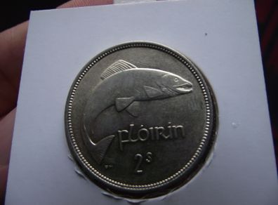 Ireland. Irish Republic. 1939 Silver Florin (Two shillings). Very nice condition