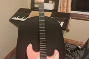 schecter nick johnston sss atomic pink