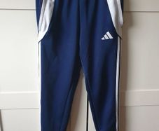 Adidas navy tracksuit bottoms age 11-12