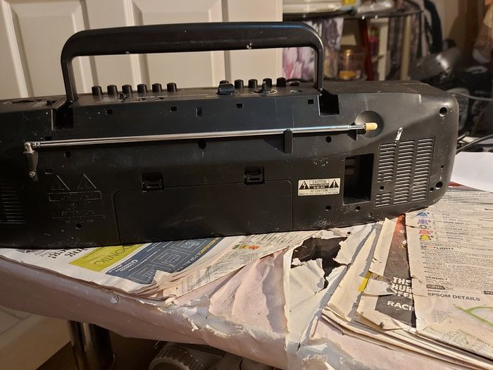 Sony Radio Cassette-Corder Model CFS-W304L, Radio and Dual Tape Deck, Radio works great, tapes not playing, tape decks need cleaning