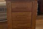 Oak bedside table
